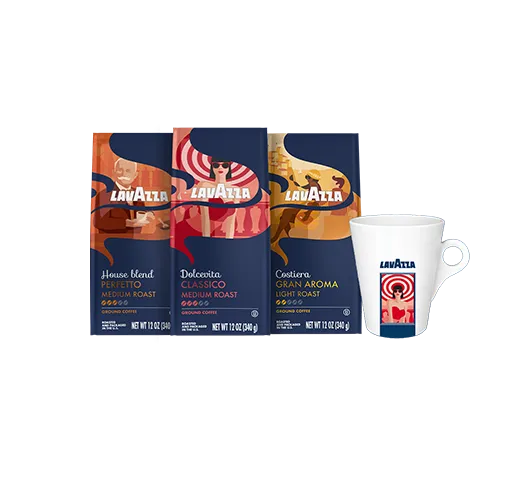Ground Coffee and Mug Bundle